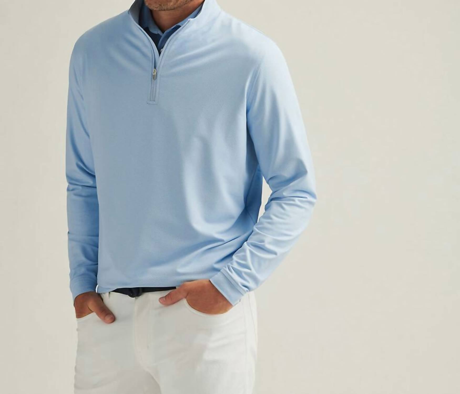 Peter Millar - Perth Birdseye Performance Quarter-zip