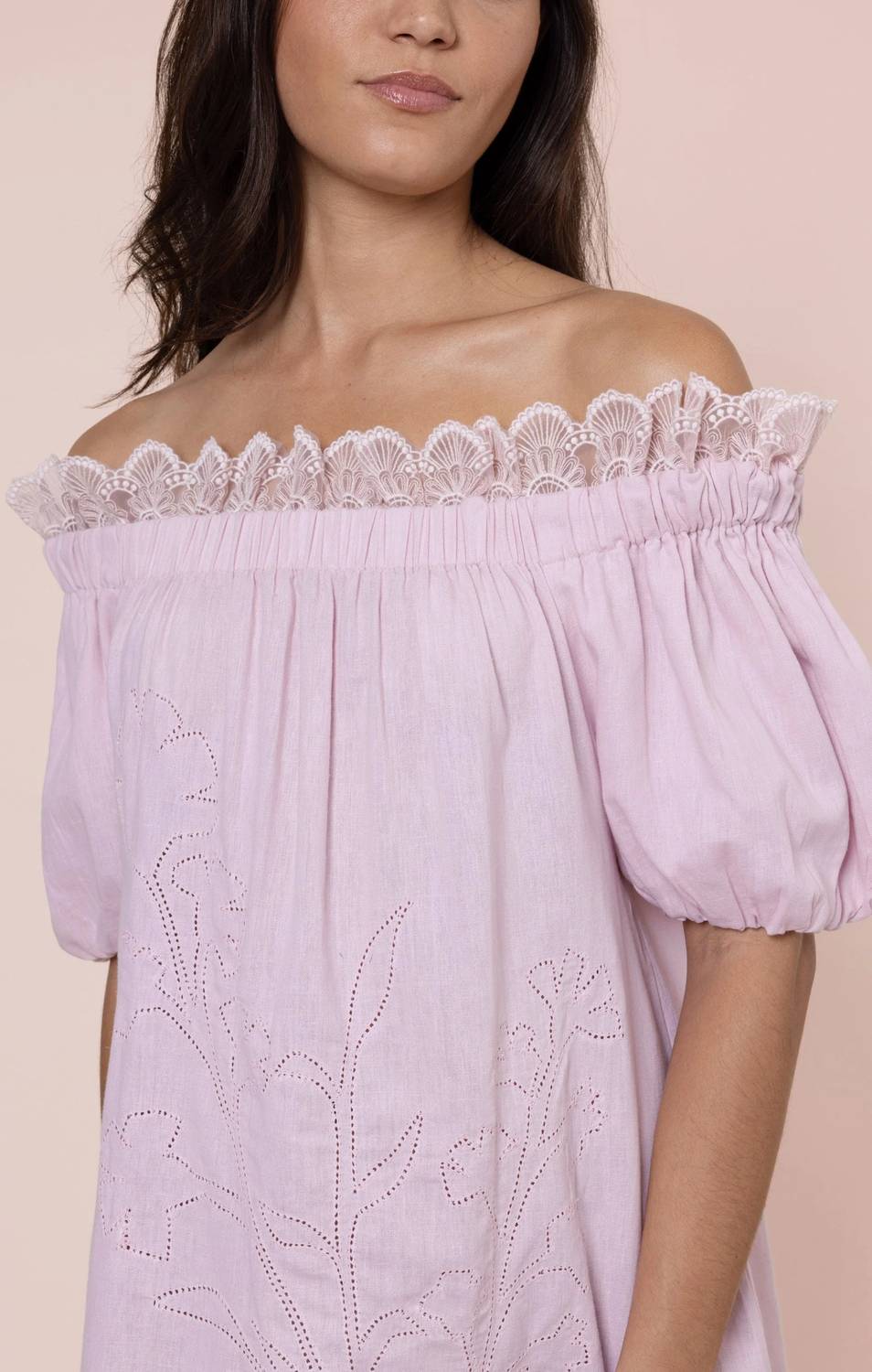 Juliet Dunn - Ballet Off Shoulder Dress