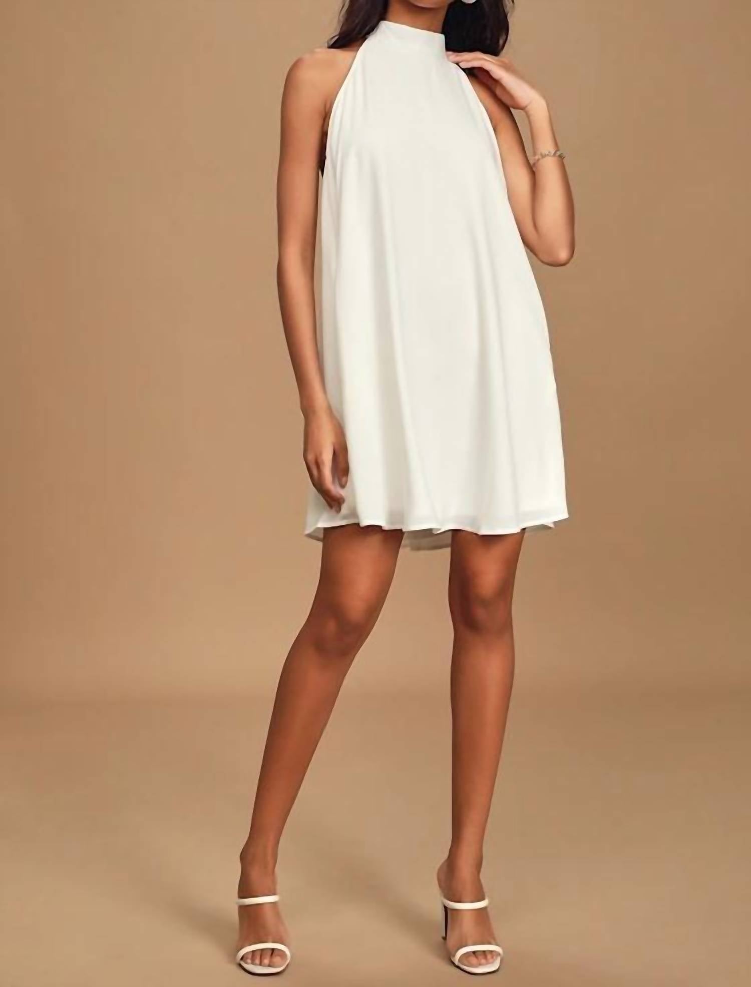 Lulus - Love Of Mine Halter Swing Dress