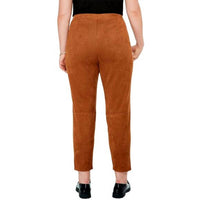 Nic + Zoe - Seams Suede Slim Pant