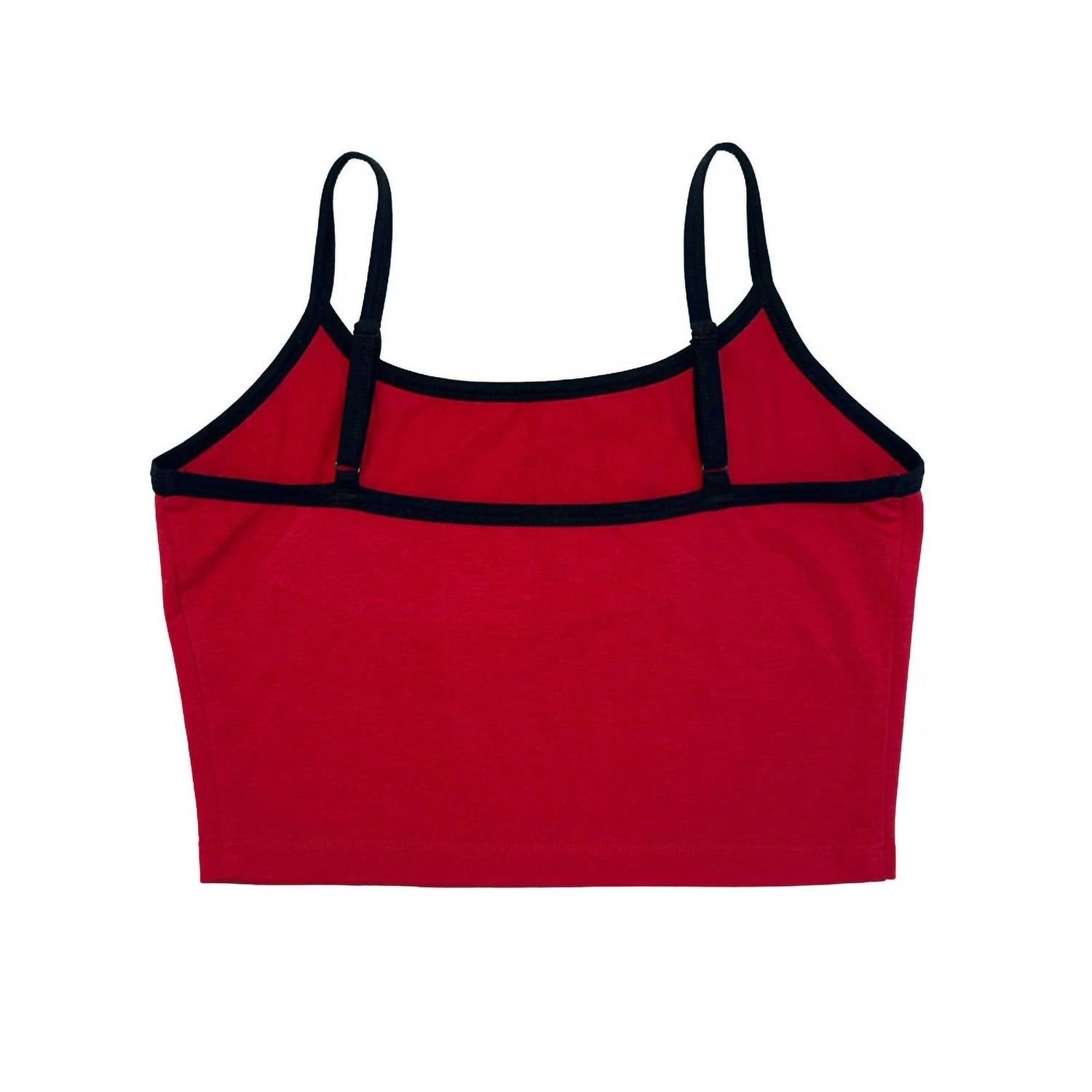 Ed Hardy Leopard Sleeper Cami Top in cherry - women's intimate - alternate view