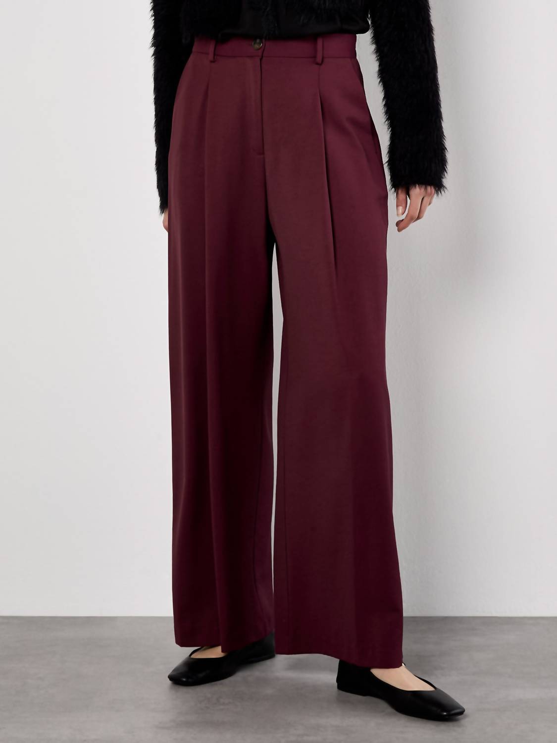Apricot - Tailored Wide Leg Trouser