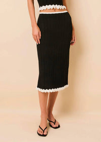 Solid & Striped - Diana Wavy Rib Skirt