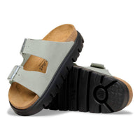 BIRKENSTOCK Women's Arizona Pap Chunky Sandals in pure sage black - women's sandal - view 4