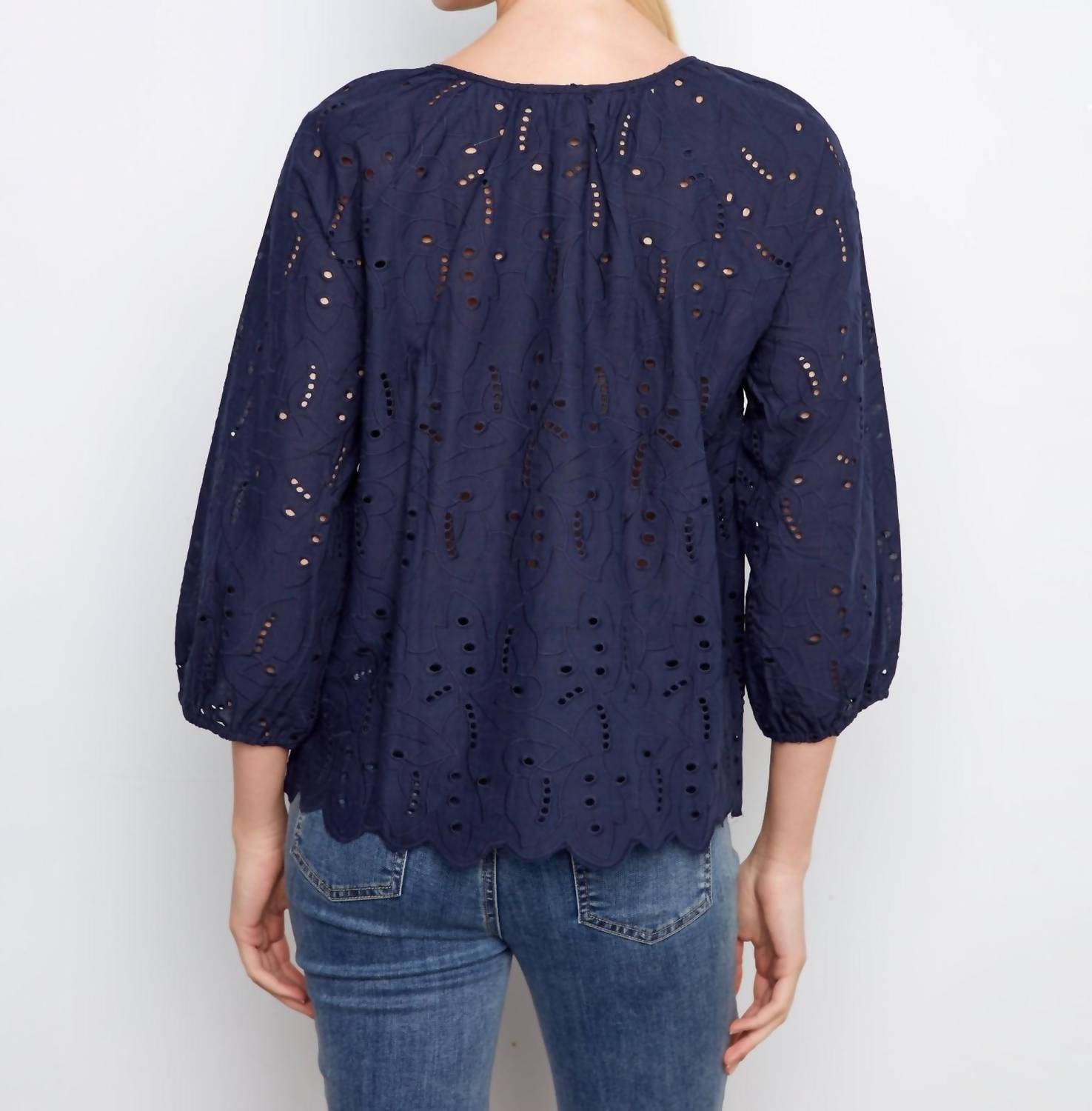 Charlie B - 3/4 Raglan Sleeve Blouse