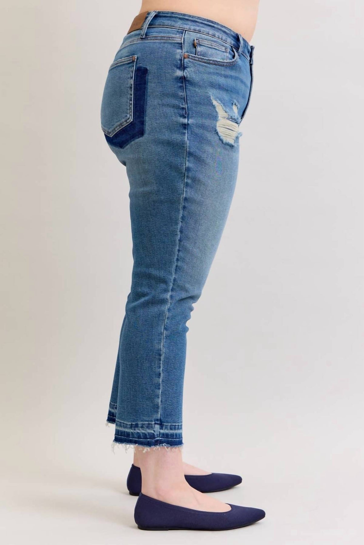 Judy Blue - Bf Patch & Repair Jeans