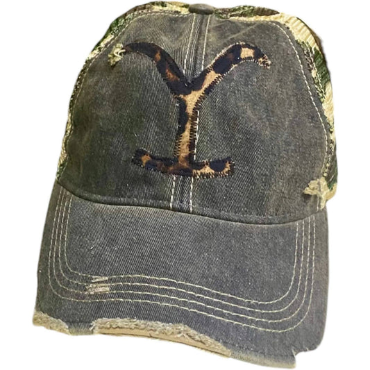 South Texas Treasures - Distressed Yellowstone Trucker Cap