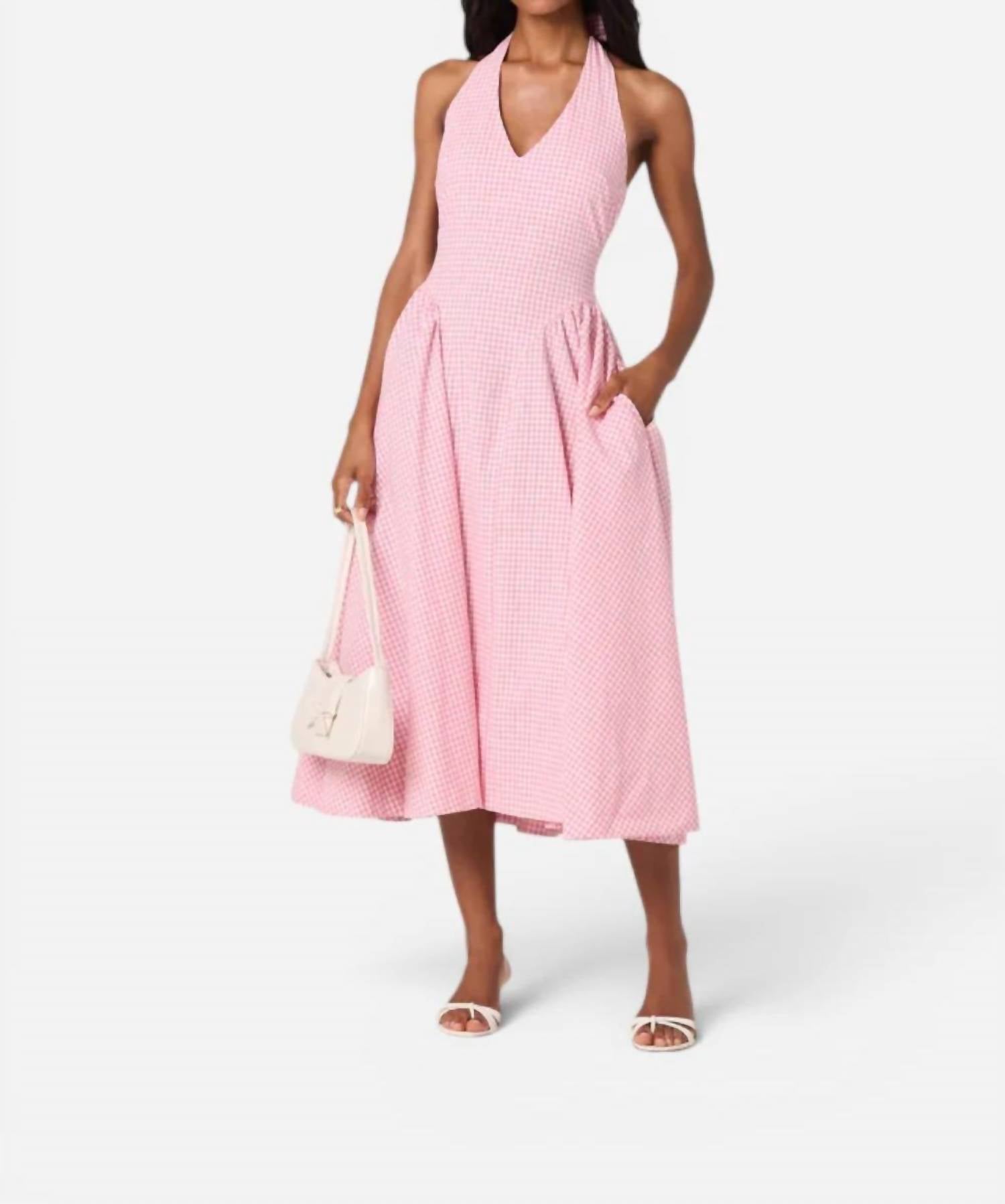 Astr - Meana Midi Halter Dress