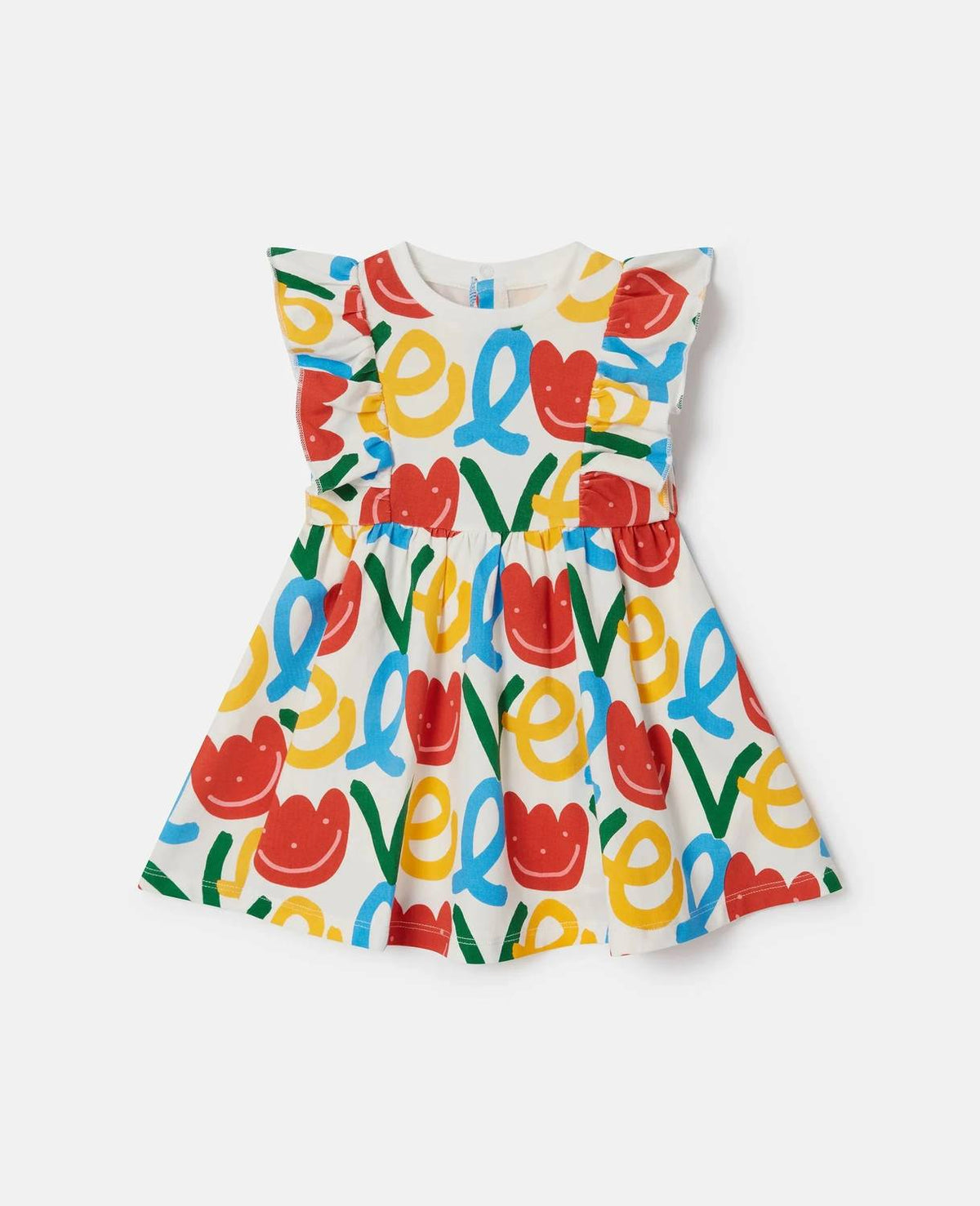 Stella Mccartney - Baby Girl Love Print Jersey Dress