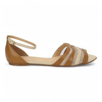 Bruno Menegatti - Women's Sonia Flat Ankle Strap Leather Flats