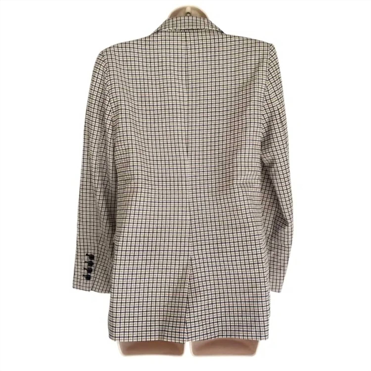 Vince Camuto - Plaid one button Blazer