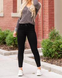 Kancan - High Rise Ankle Skinny Jean