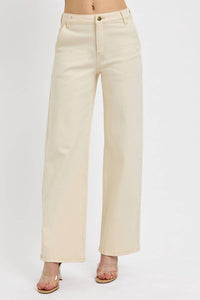 RISEN Sayde Jeans in ivory - women's jeans