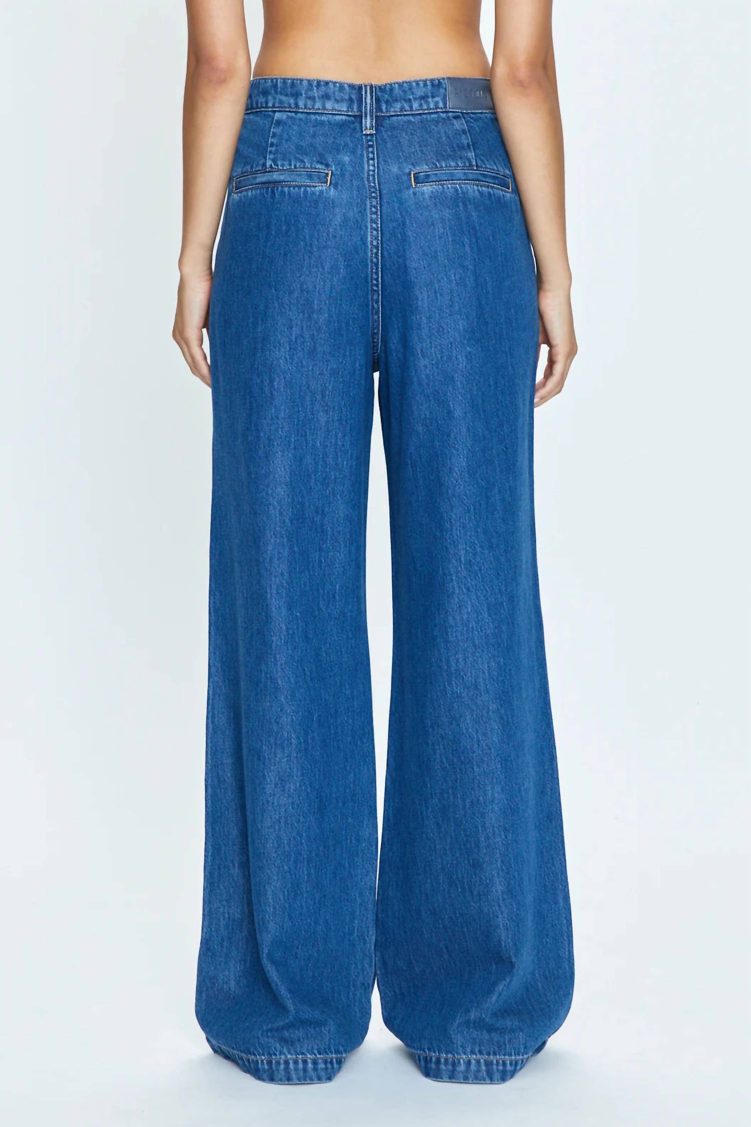 Pistola - Victoria Lightweight High Rise Denim Trouser Pant