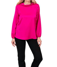 Scapa - Long Sleeve Cowlneck Top