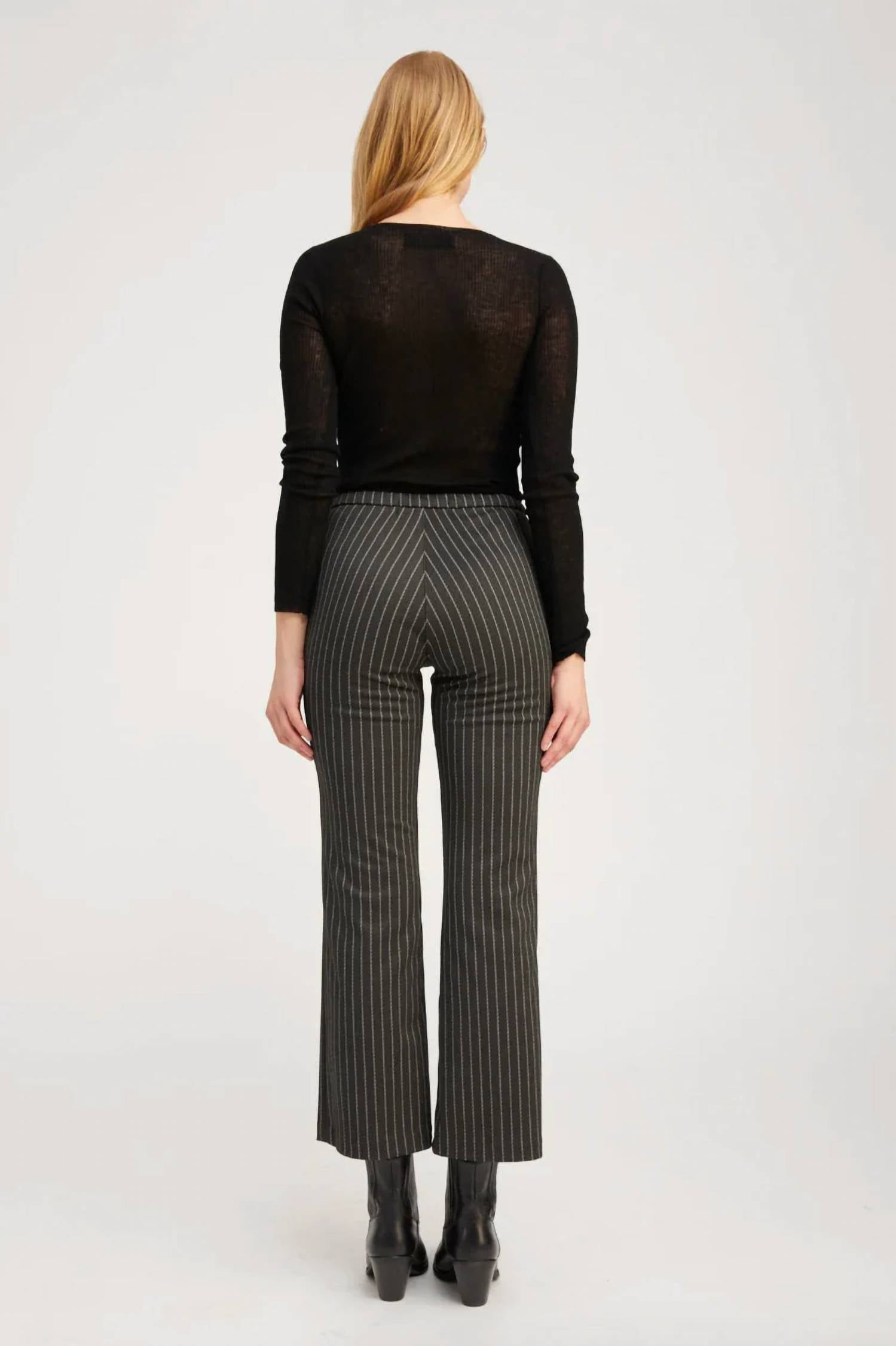 Sprwmn - Ankle Flare With Pintucks Pants