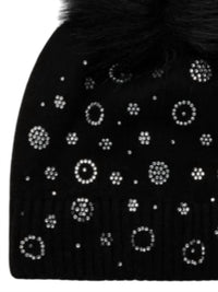 Furlux - Women's Faux Fur Pom Cashmere Blend Beanie