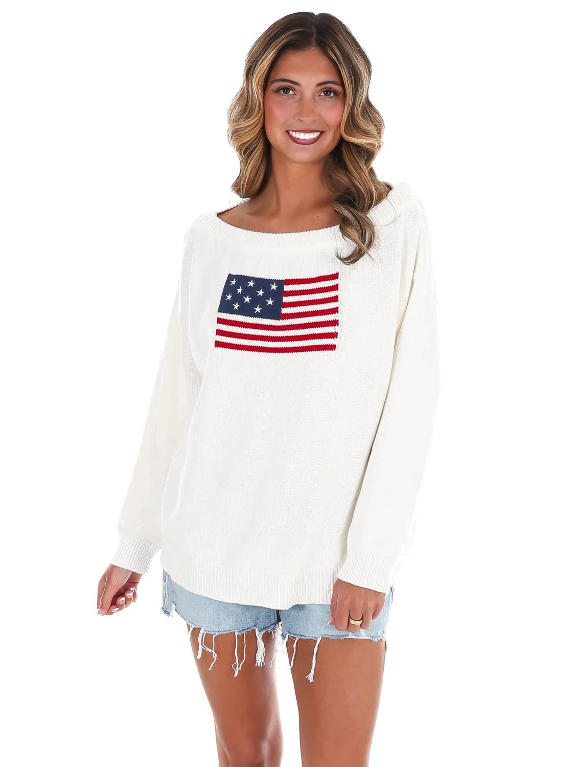 Le Lis - Miss Americana One Shoulder Sweater