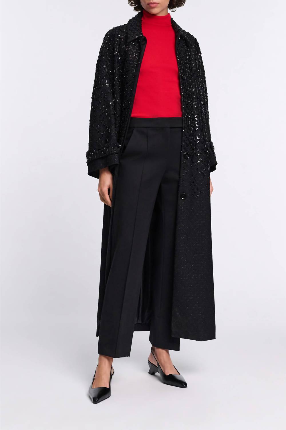 DOROTHEE SCHUMACHER Emotional Essence Pants in pure black 1 - women's pants - alternate view