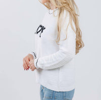 Pure Amici - Love Crew Neck Sweater