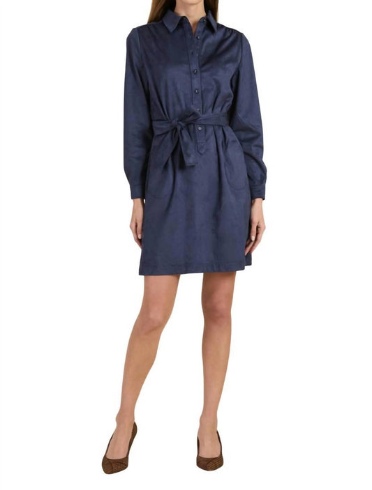 Tyler Boe - Ziva Faux Suede Shirtdress