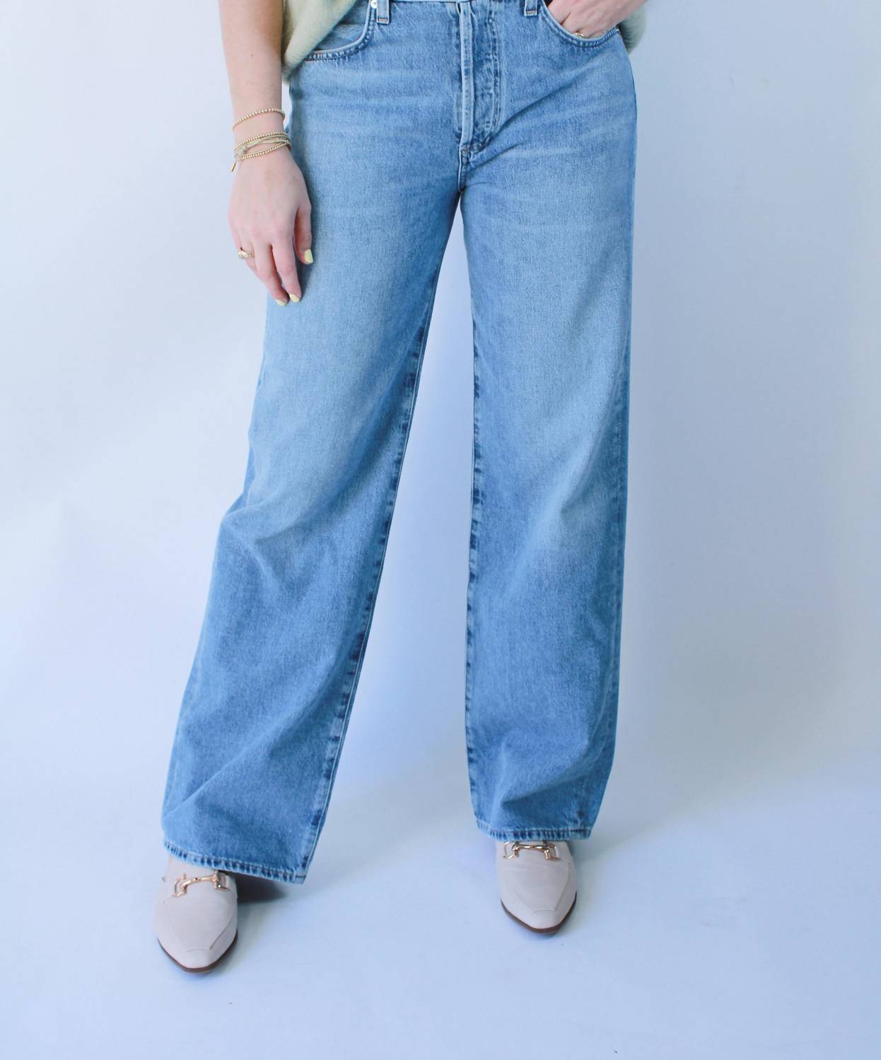 Citizens Of Humanity - Annina High Rise Wide Leg Jeans