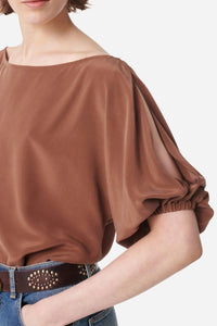 Vanessabruno - Gul Asymmetrical Silk Blouse