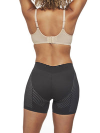 TC Fine Intimates Iconic Core Mid-thigh Booty Lift Shaping Short in black - women's shorts - detail view