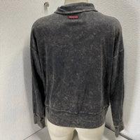 Hard Tail Forever - Women's Mineral Wash Half-zip Shirt - Plus