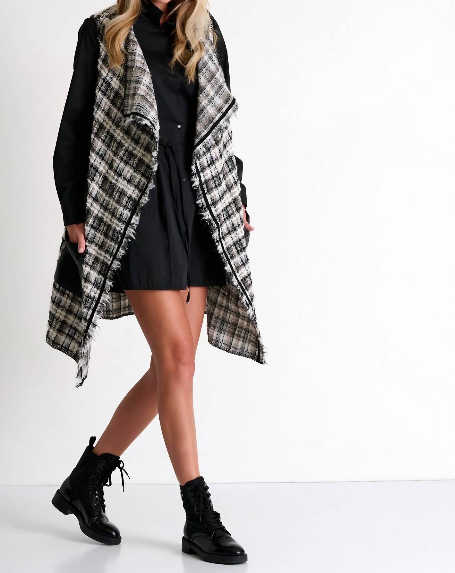 Shan - ELSA TWEED VEST
