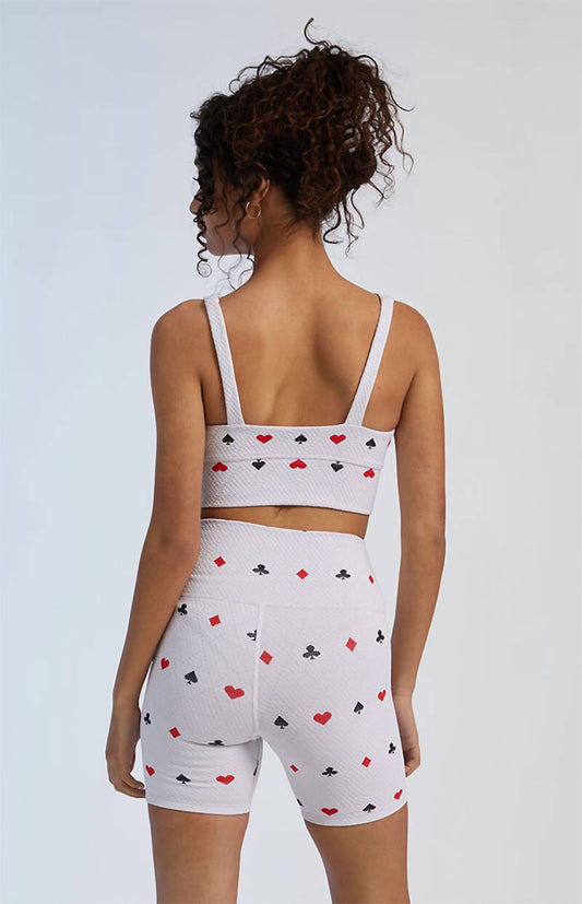 Beach Riot - Queen Of Hearts Biker Shorts