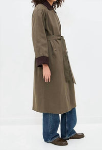 Moon River - Corduroy Detail Trench Coat