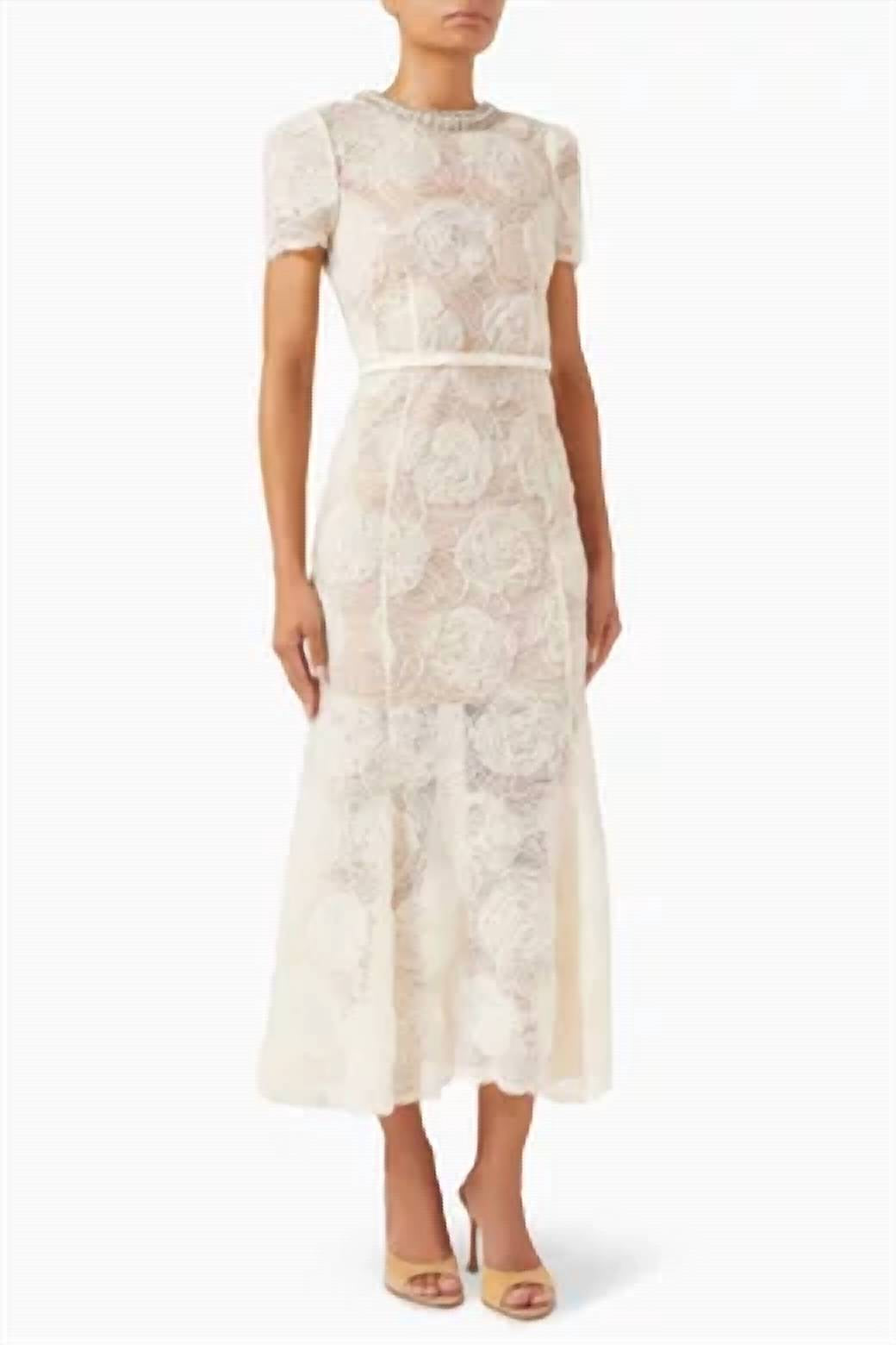 Self-Portrait - Lace Midi Dress