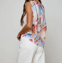 L'Agence - Driselle Scarf Top