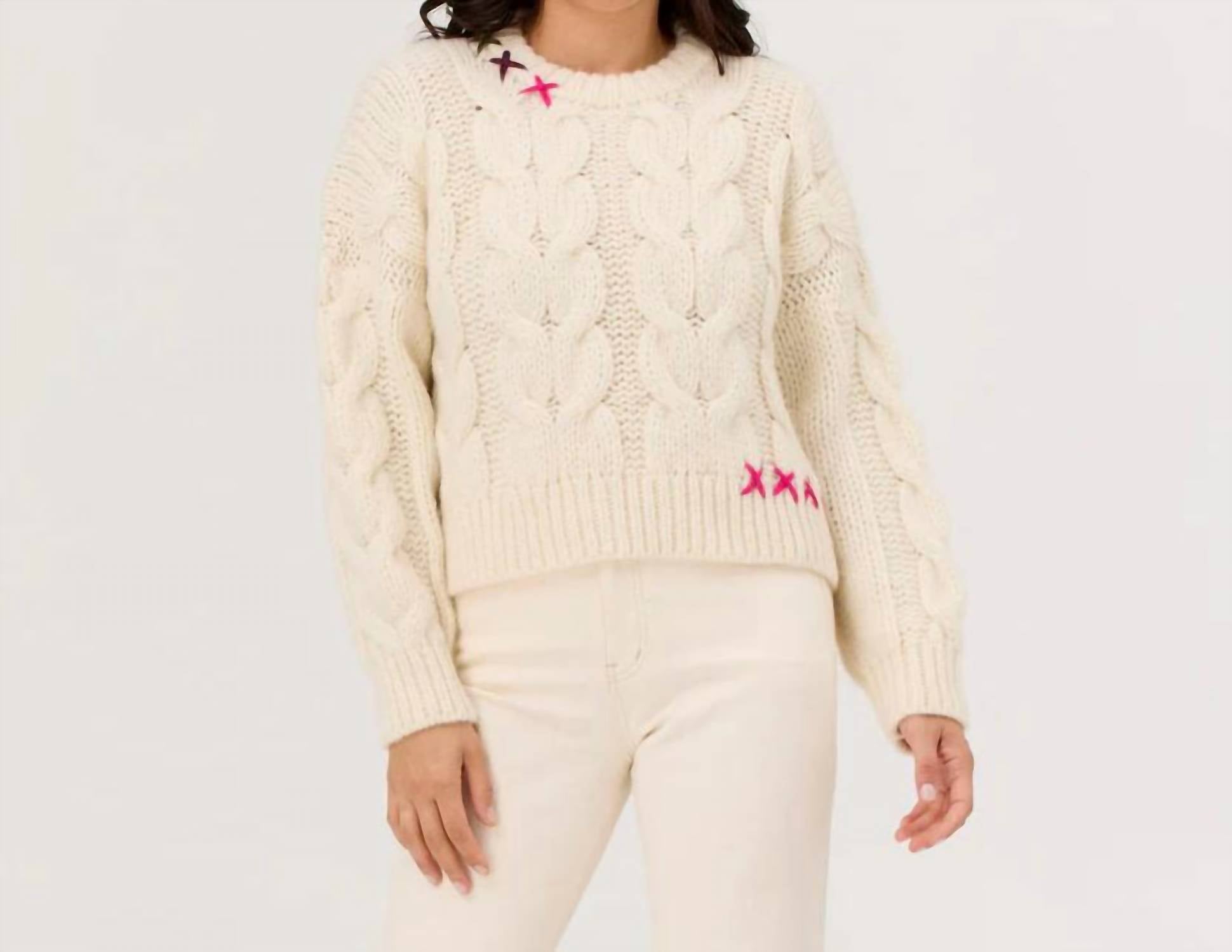 Krimson Klover - Frea Cable Sweater
