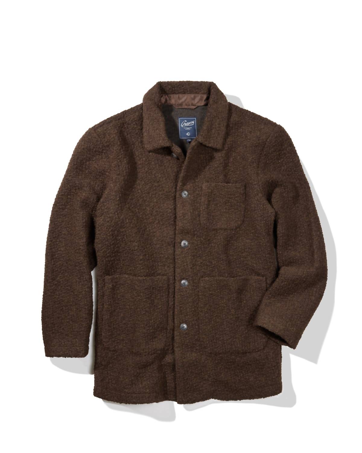 Grayers - Men's Wool Boucle Car Coat