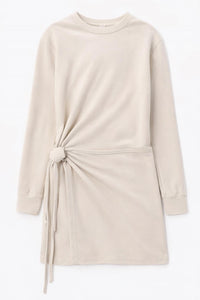 ISABEL MARANT Zae Dress in beige - women's dress - alternate view