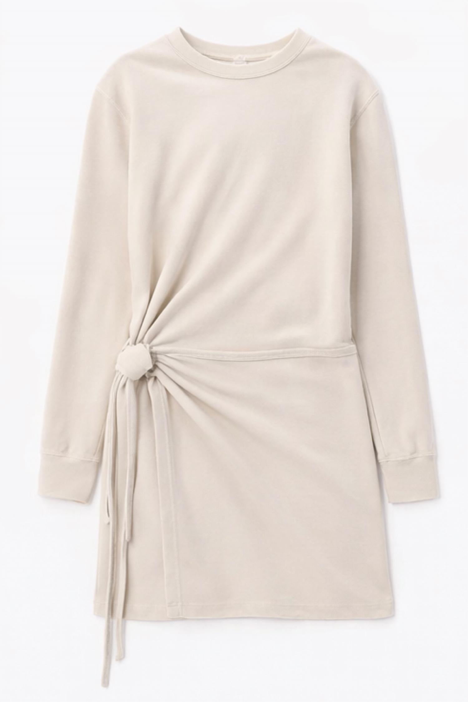 ISABEL MARANT Zae Dress in beige - women's dress - alternate view
