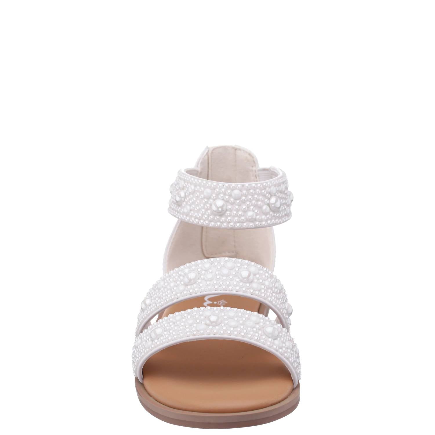 Nina Women's Analeigh Sandal in white - women's sandal - detail view