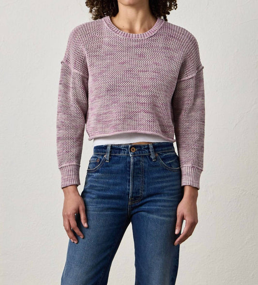 Nsf - Livia Painted Cotton Crew Sweater