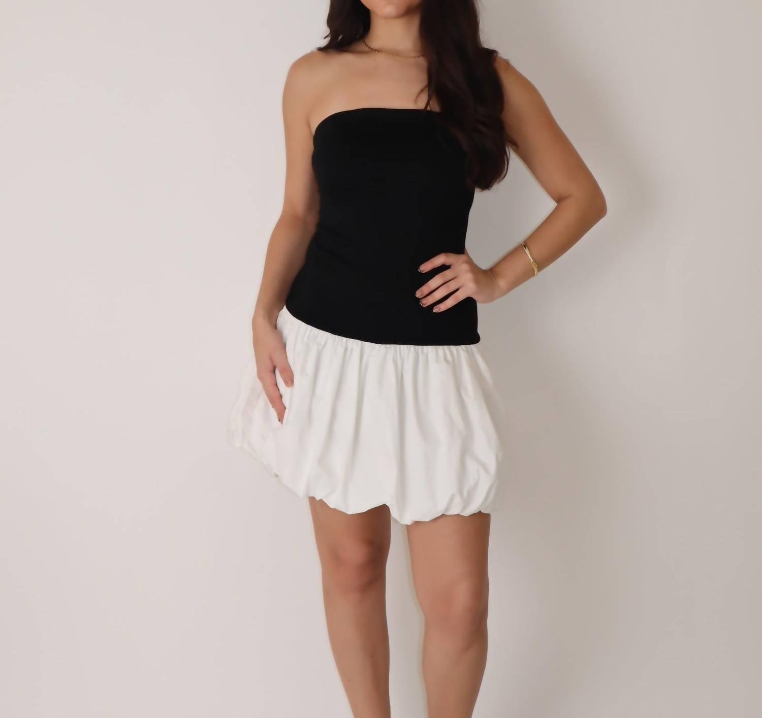 Before You Collection - Strapless Bubble Dress