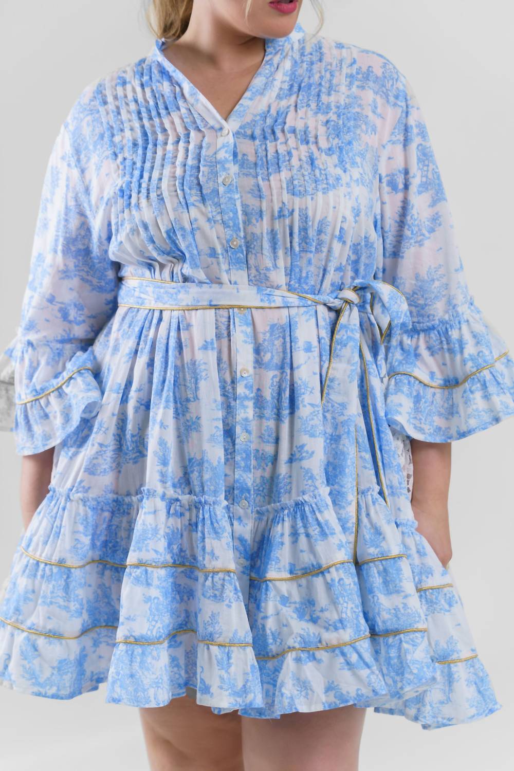 Pep'S Cannes - Toile Capsule Mini Dress - Plus