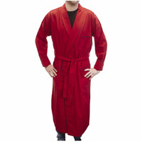 Viyella - Belted Waist Robe With Piping