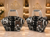 Diophy - Women's Michelle Obama Magazine Cover Collage Handbag