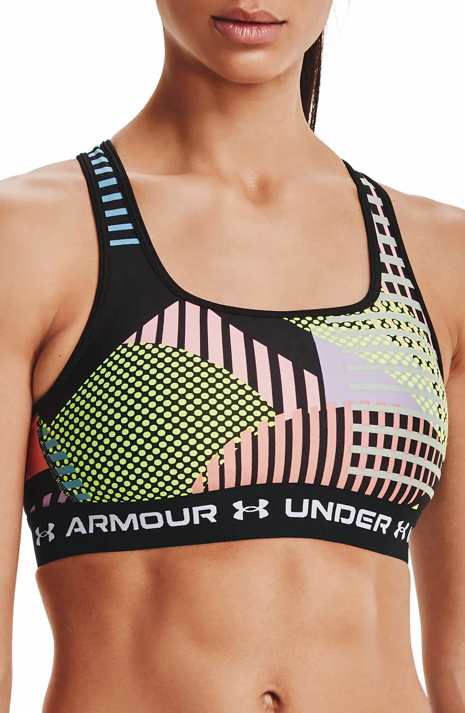 Under Armour - Activewear Print Cross Back Sports Bra