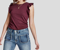 Another Love - Danica Ruffle Trim Top