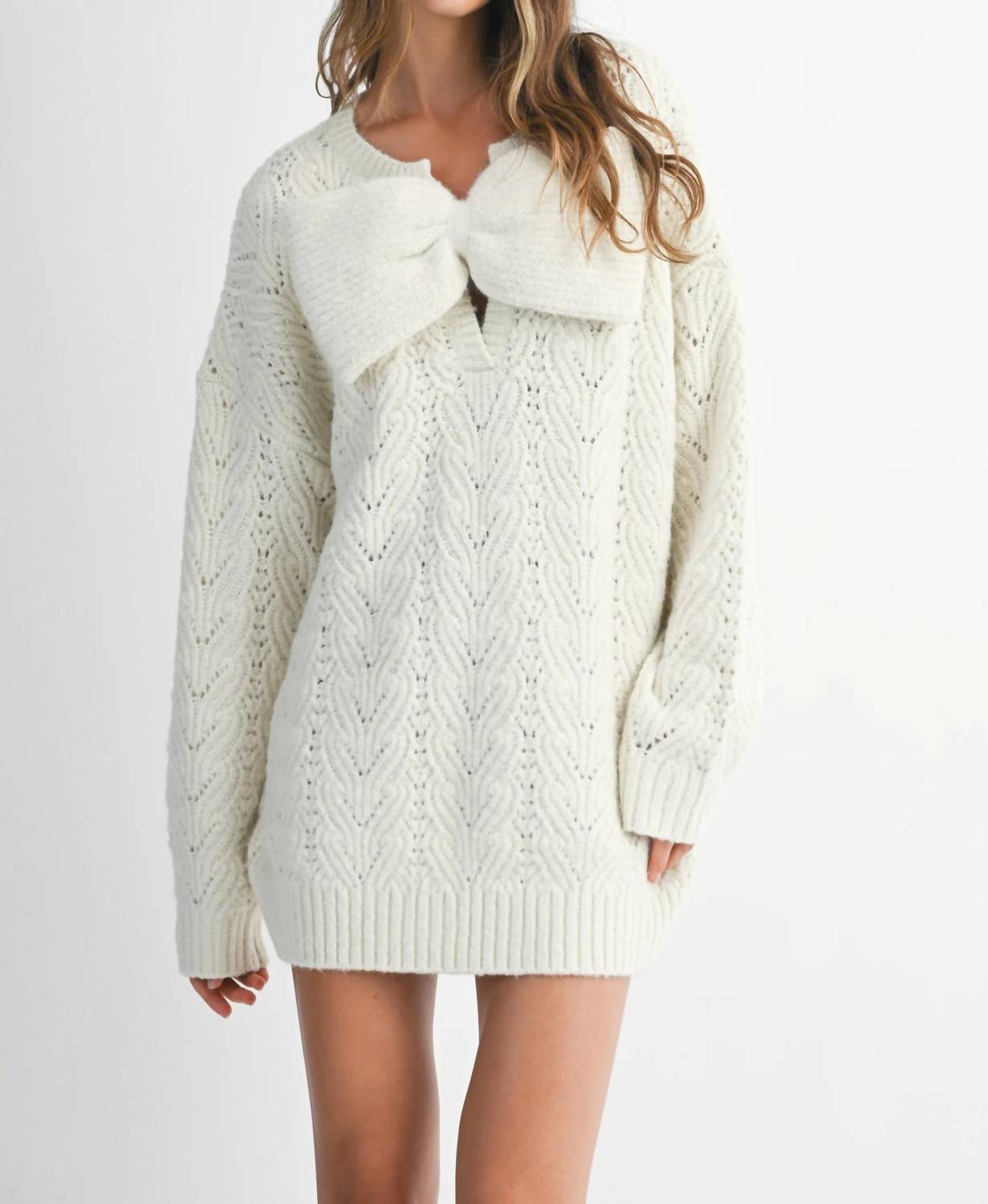 Mable - Pretty Baby Sweater Mini Dress