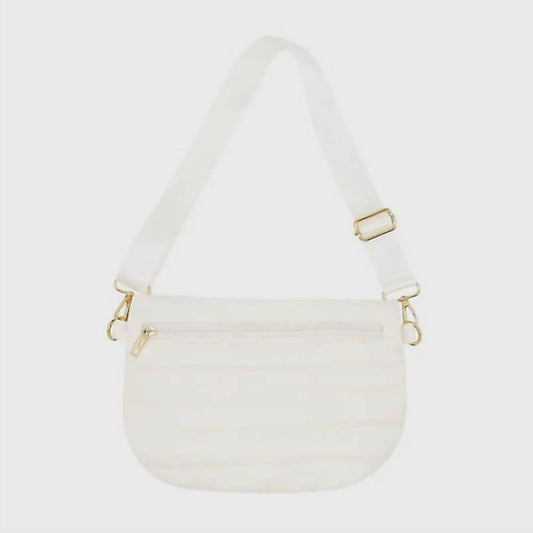 Mavi - Quilted Puffer Messenger Crossbody Sling Bag