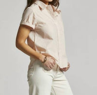 Thread & Supply Women's Rene Top Rose in grey rose - women's shirt - alternate view