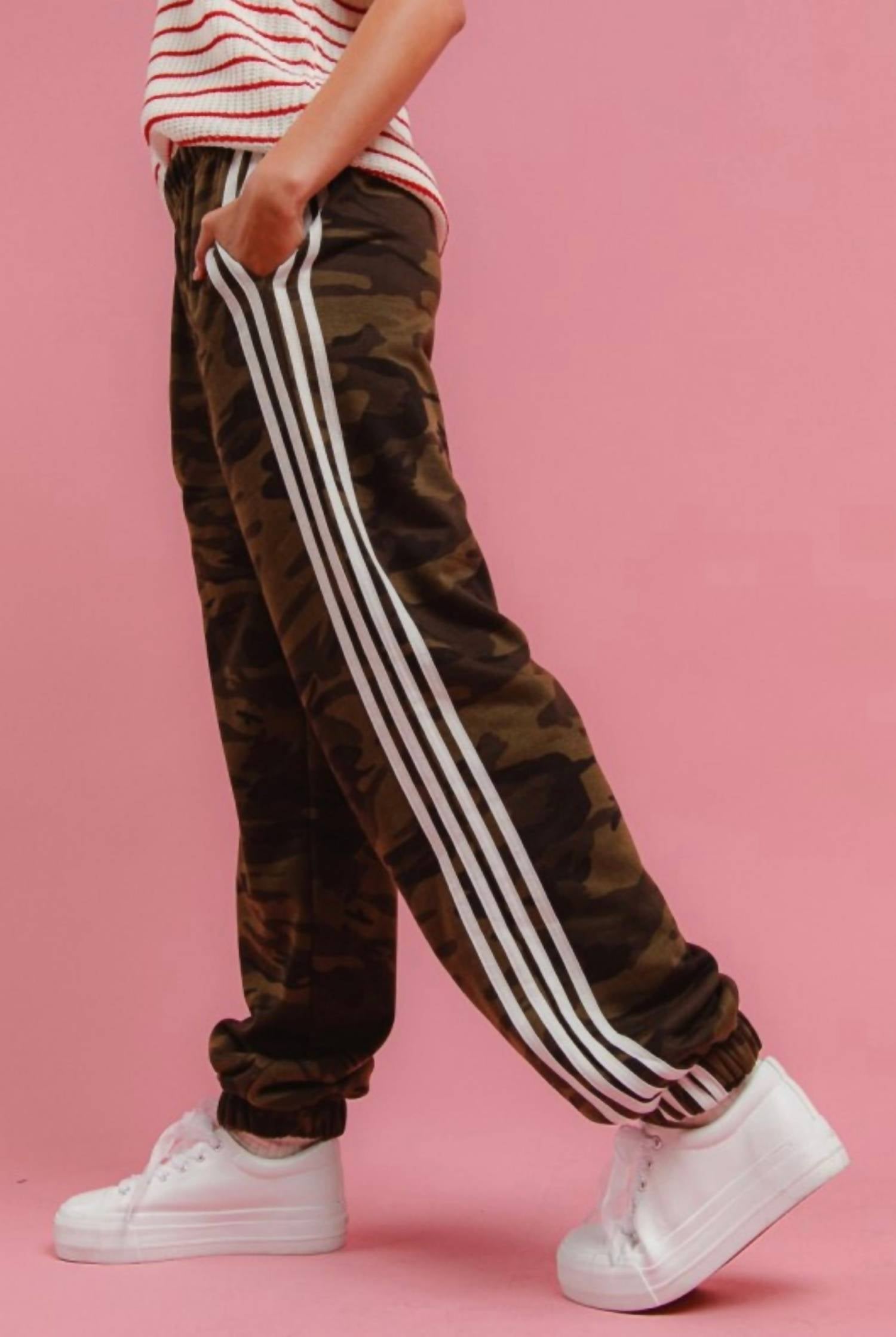Vanilla Monkey - Side Lines Camouflage Track Pants
